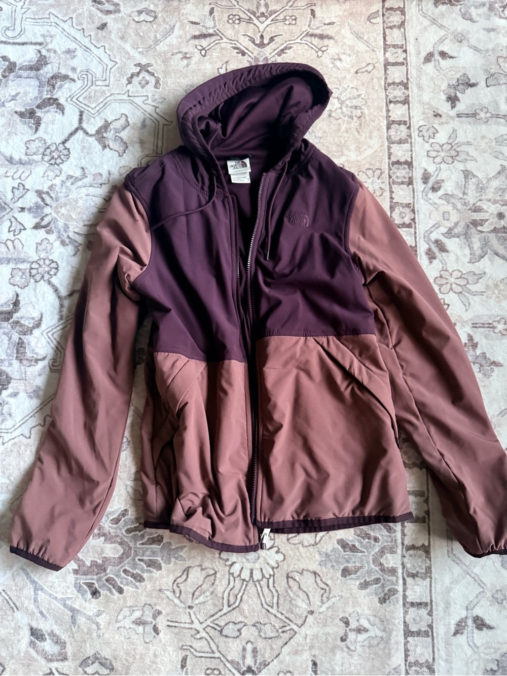 The North Face Women's Two-Tone Hooded Softshell Jacket - Plum & Dusty Rose